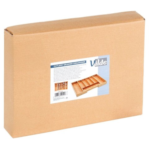 Grupa Orion Sp. z o.o. Wkład na Sztućce do Szuflady VILDE Bambus Rozsuwany 28-45 cm