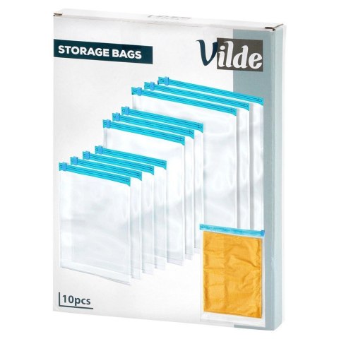 Grupa Orion Sp. z o.o. Worki Próżniowe na Ubrania 10 szt VILDE Podróżne Różne Rozmiary Kompresyjne