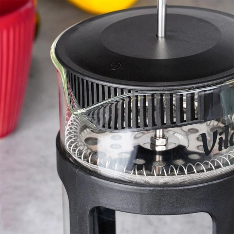 Grupa Orion Sp. z o.o. Zaparzacz Tłokowy 1 L VILDE French Press Szkło Borokrzemowe Tłok