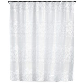 Grupa Orion Sp. z o.o. Zasłona Prysznicowa 180 x 180 cm VILDE Wodoodporna PEVA Wzór Kwiatowy