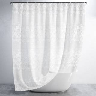 Grupa Orion Sp. z o.o. Zasłona Prysznicowa 180 x 180 cm VILDE Wodoodporna PEVA Wzór Kwiatowy