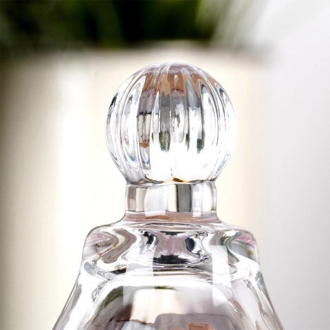 EDCO Eindhoven BV Cukierniczka Szklana ALPINA 250 ml Kryształowe Zdobienia z Pokrywką