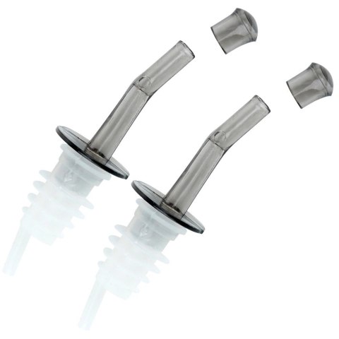 Grupa Orion Sp. z o.o. Dozowniki do Butelek EXCELLENT HOUSEWARE 2 szt. Przezroczyste z Zatyczkami