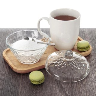 VELKOOBCHOD ORION, spol. s r.o. Cukierniczka Szklana LAV 330 ml Elegancka z Pokrywką do Serwowania