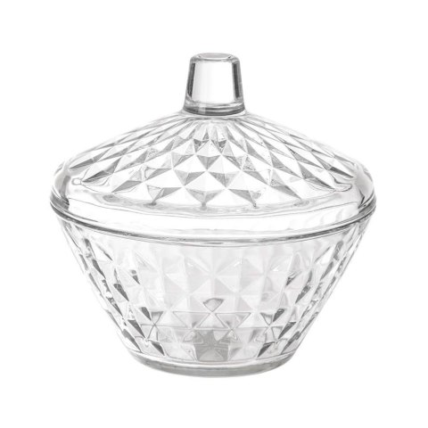 VELKOOBCHOD ORION, spol. s r.o. Cukierniczka Szklana LAV 330 ml Elegancka z Pokrywką do Serwowania