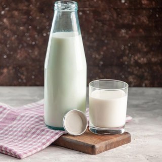 Grupa Orion Sp. z o.o. Butelka na Mleko ORION Szklana 1 L z Zakrętką do Napojów Soku