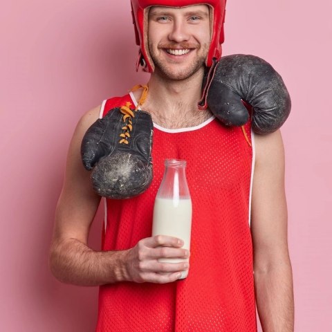 Grupa Orion Sp. z o.o. Butelka na Mleko ORION Szklana 1 L z Zakrętką do Napojów Soku