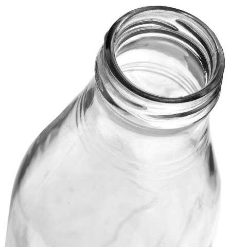 Grupa Orion Sp. z o.o. Butelka na Mleko ORION Szklana 1 L z Zakrętką do Napojów Soku