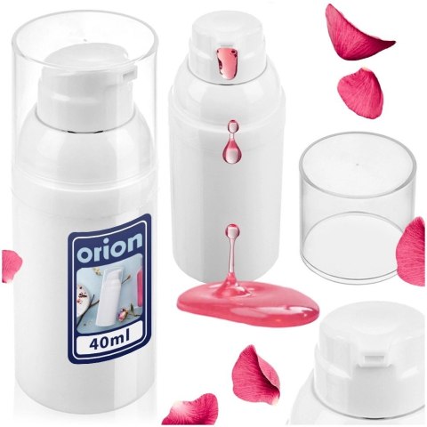 Grupa Orion Sp. z o.o. Butelka na Kosmetyki ORION z Pompką 40 ml Wielokrotnego Użytku
