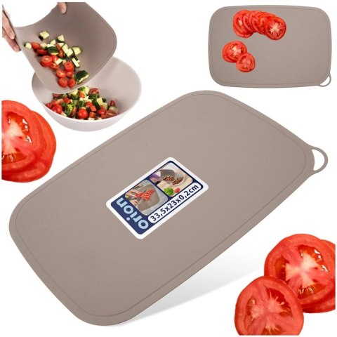 Grupa Orion Sp. z o.o. Deska do Krojenia Elastyczna ORION ELA 33,5 x 23 cm Beżowa Mata do Zmywarki