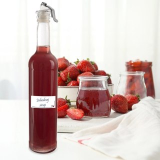 Grupa Orion Sp. z o.o. Etykiety Samoprzylepne na Słoiki ORION 28 szt. Prostokąt z Sercem