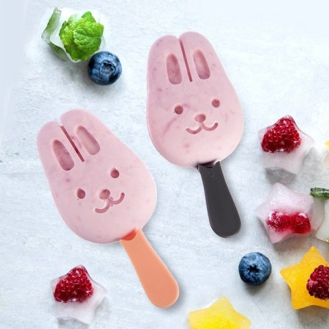 Grupa Orion Sp. z o.o. Forma do Lodów ORION Króliczek z Pokrywką na 2 szt. do Zmywarki