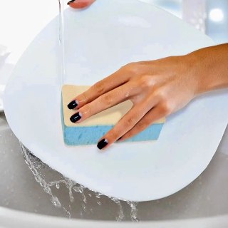 Grupa Orion Sp. z o.o. Gąbka Kuchenna ORION 2 szt. Dwustronna Ircha Delikatna bez Rysowania