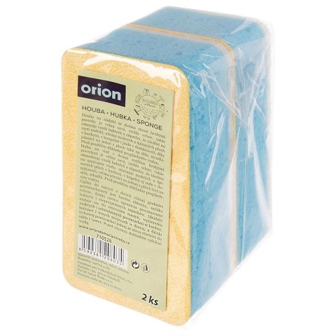 Grupa Orion Sp. z o.o. Gąbka Kuchenna ORION 2 szt. Dwustronna Ircha Delikatna bez Rysowania