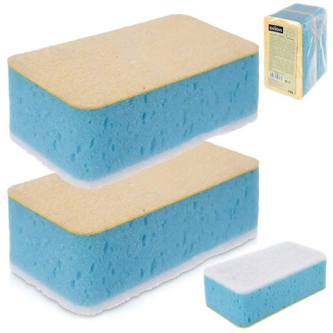 Grupa Orion Sp. z o.o. Gąbka Kuchenna ORION 2 szt. Dwustronna Ircha Delikatna bez Rysowania