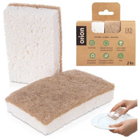 Grupa Orion Sp. z o.o. Gąbka kuchenna naturalna EKO 2 szt.