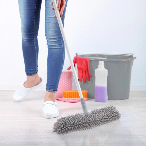 Grupa Orion Sp. z o.o. Kij do Mopa Miotły ORION Stalowy CLEAN SYSTEM 130 cm Antypoślizg