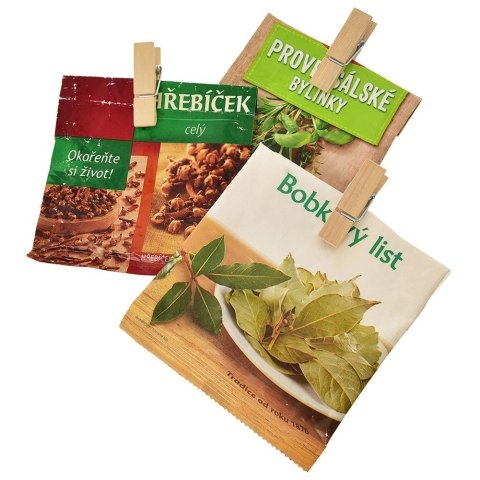 Grupa Orion Sp. z o.o. Klamerki Dekoracyjne ORION Drewniane 50 szt. 4,5 cm Scrapbooking