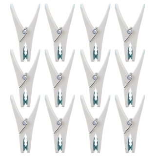 Grupa Orion Sp. z o.o. Klamerki na Pranie ORION Plastikowe 12 szt. Niebieskie Mocny Zatrzask