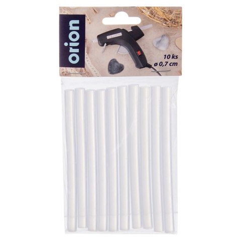 Grupa Orion Sp. z o.o. Klej do Pistoletu na Gorąco 10 szt. Średnica 0,7 cm Wkłady EVA