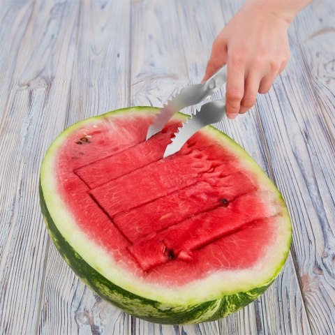 Grupa Orion Sp. z o.o. Krajalnica do Arbuza Stalowa 3,5 x 21 cm ORION Odpowiednia do Zmywarki ze