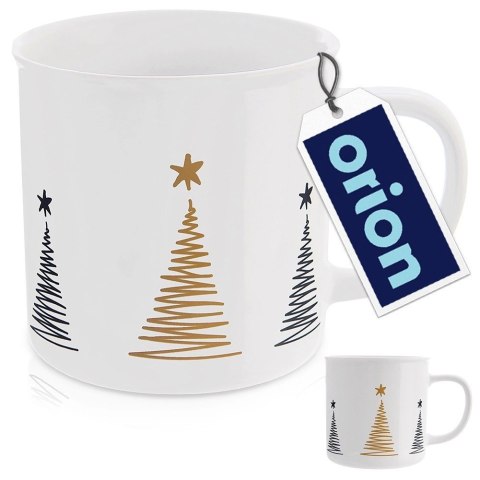 Grupa Orion Sp. z o.o. Kubek Ceramiczny CHOINKA 500 ml ORION Odpowiedni do Zmywarki i Pojemny