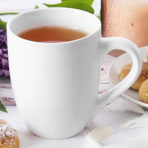 Grupa Orion Sp. z o.o. Kubek Porcelanowy 300 ml ORION Biały Klasyczny do Zmywarki i Mikrofalówki