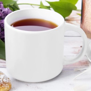 Grupa Orion Sp. z o.o. Kubek Porcelanowy 330 ml ORION Mona Biały Drugi Gatunek Praktyczny do Domu