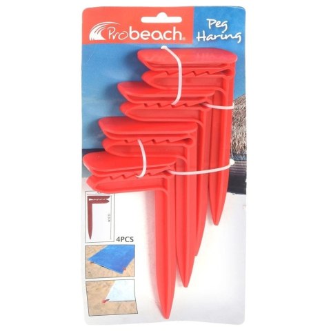 AM/63 Klipsy do Ręcznika Plażowego PROBEACH Śledzie 4 szt. do Piasku