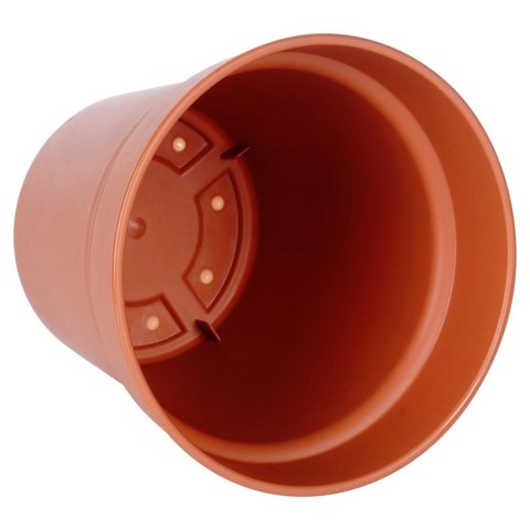 Grupa Orion Sp. z o.o. Zestaw Doniczek Okrągłych PROGARDEN 13 cm 3 szt. Ceglane Dekoracyjne