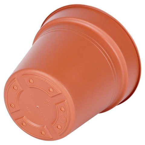 Grupa Orion Sp. z o.o. Zestaw Doniczek Okrągłych PROGARDEN 13 cm 3 szt. Ceglane Dekoracyjne