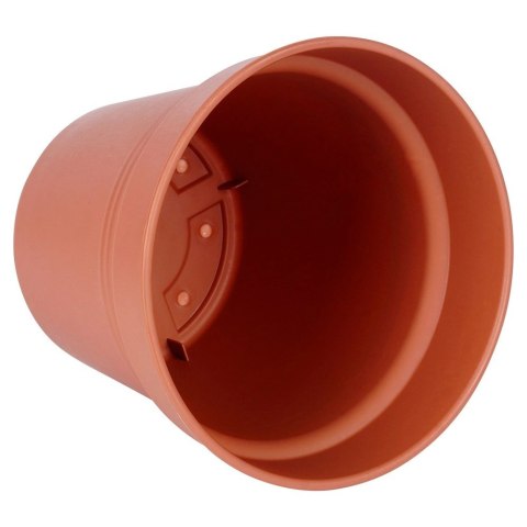 Grupa Orion Sp. z o.o. Zestaw Doniczek Okrągłych PROGARDEN 17 cm 3 szt. Ceglane Uniwersalne