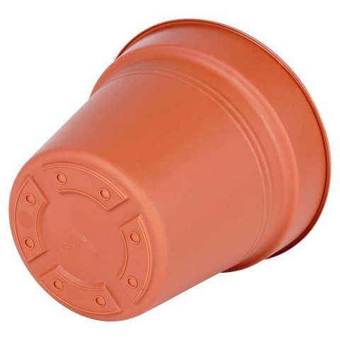 Grupa Orion Sp. z o.o. Zestaw Doniczek Okrągłych PROGARDEN 17 cm 3 szt. Ceglane Uniwersalne