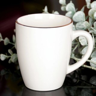 Grupa Orion Sp. z o.o. Kubek Porcelanowy Biały SIAKI COLLECTION 200 ml ze Złotym Rantem