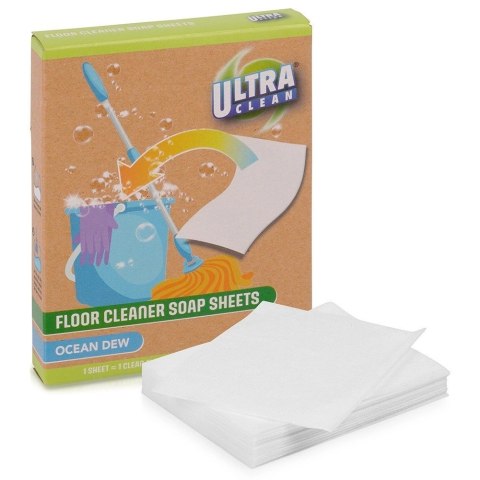 AM/63 Listki do Mycia Podłóg ULTRA CLEAN 12 szt. Rozpuszczalne Zapachowe