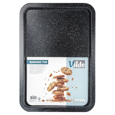Grupa Orion Sp. z o.o. Blacha do Pieczenia Granitowa VILDE 38 x 26,5 x 1,5 cm Stal Węglowa