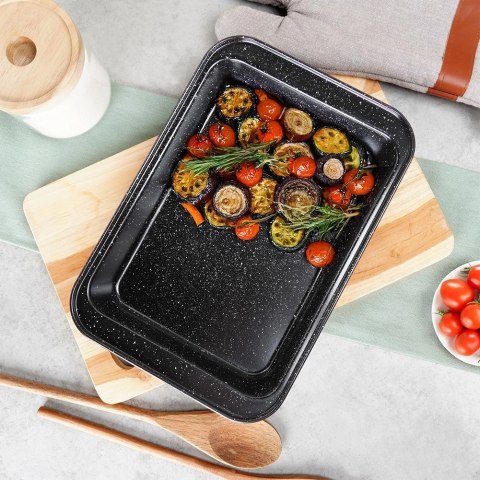 Grupa Orion Sp. z o.o. Brytfanna Granitowa VILDE 28 x 19 x 5 cm Stal Węglowa do 230°C