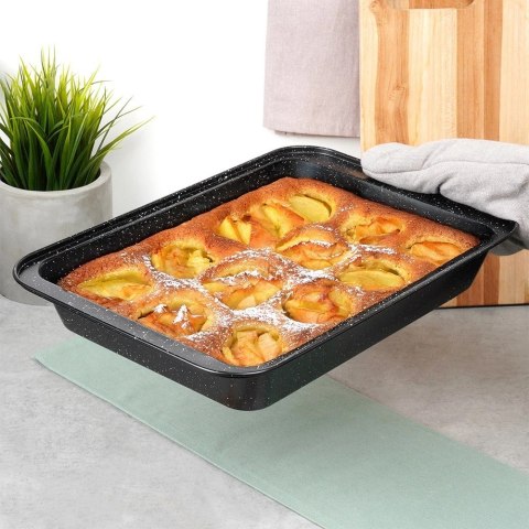 Grupa Orion Sp. z o.o. Brytfanna Granitowa VILDE 37,5 x 25,5 x 5 cm Stal Węglowa do 230°C