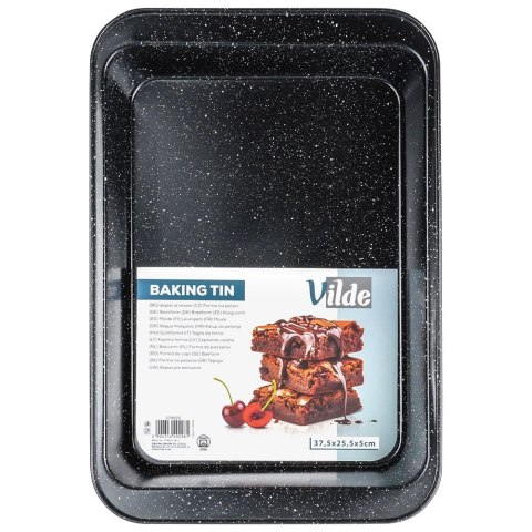 Grupa Orion Sp. z o.o. Brytfanna Granitowa VILDE 37,5 x 25,5 x 5 cm Stal Węglowa do 230°C