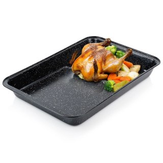 Grupa Orion Sp. z o.o. Brytfanna Granitowa VILDE 47,5 x 32 x 5,5 cm Stal Węglowa do 230°C