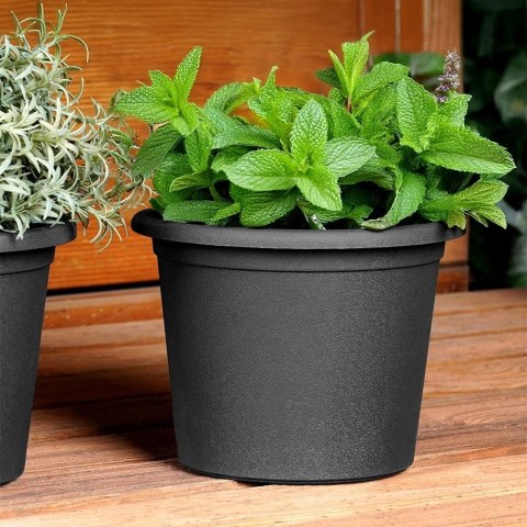 Grupa Orion Sp. z o.o. Zestaw Doniczek Ogrodowych VILDE 14,5 cm 3 szt. Plastikowych Okrągłych