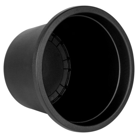 Grupa Orion Sp. z o.o. Doniczka Ogrodowa Okrągła VILDE 34 cm Czarna Elegancka i Solidna