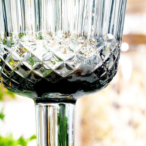 Grupa Orion Sp. z o.o. Kieliszek do Wina VILDE Szklany Czarny 270 ml Zdobiony Elegancki