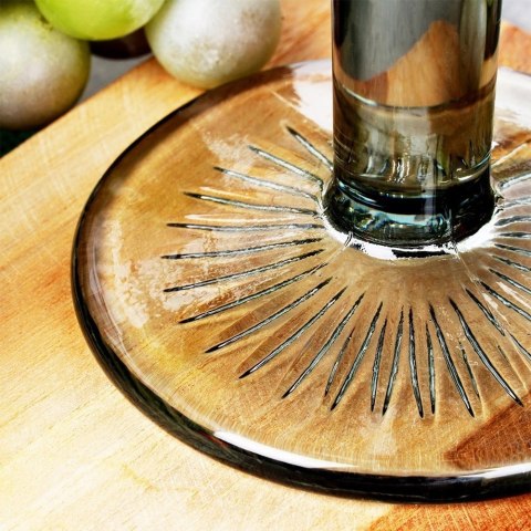 Grupa Orion Sp. z o.o. Kieliszek do Wina VILDE Szklany Czarny 270 ml Zdobiony Elegancki