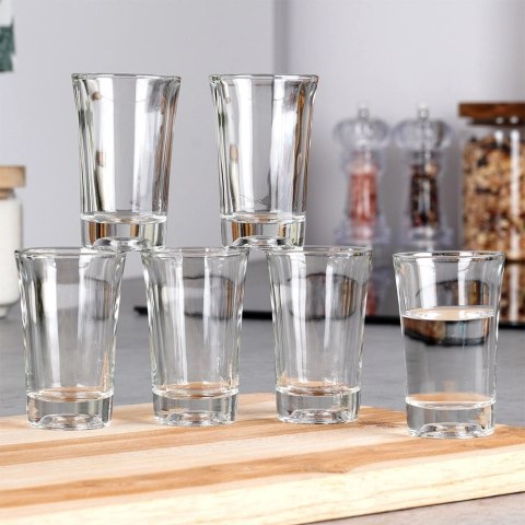 Grupa Orion Sp. z o.o. Kieliszki do Wódki VILDE Szklane 6 szt. 40 ml Wzmocnione Dno