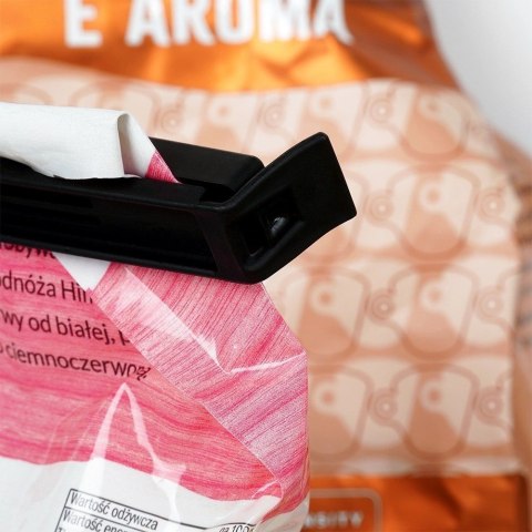 Grupa Orion Sp. z o.o. Klipsy do Torebek VILDE 40 szt. 2 Rozmiary Czarny Szczelne Duży Zestaw