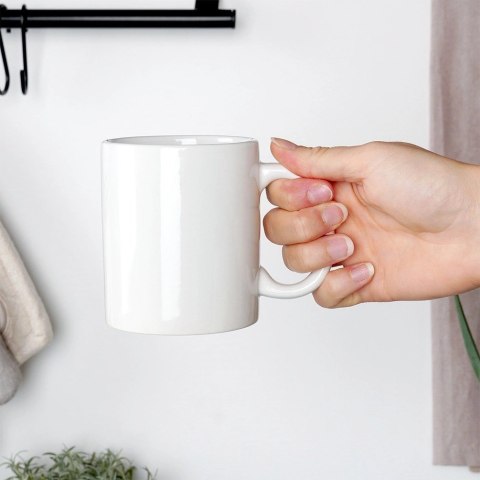 Grupa Orion Sp. z o.o. Kubek Ceramiczny Biały VILDE 330 ml do Zmywarki i Mikrofalówki