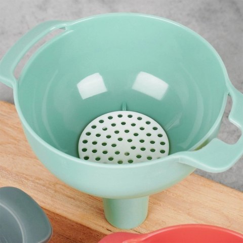 Grupa Orion Sp. z o.o. Lejek kuchenny i sitko 10/8/6 cm 4 el.