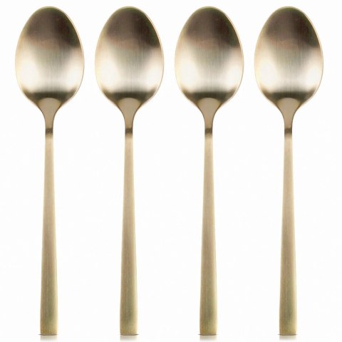 Grupa Orion Sp. z o.o. Łyżeczki do Herbaty Stal Nierdzewna Złote 4 Szt. 15 cm EXCELLENT HOUSEWARE