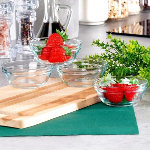 Grupa Orion Sp. z o.o. Miseczki 10,5 cm 200 ml Szkło 4 szt do Zmywarki EXCELLENT HOUSEWARE